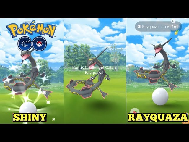 How to Catch Shiny Rayquaza in Pokemon GO - Prima Games