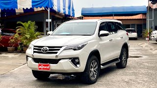 7ที่นั่งขับ4มาแล้วว! Toyota Fortuner 2.4V Sigma4 2018 สีขาวมุก งานดีออกได้ทุอาชีพ By.แนน 065-2841640