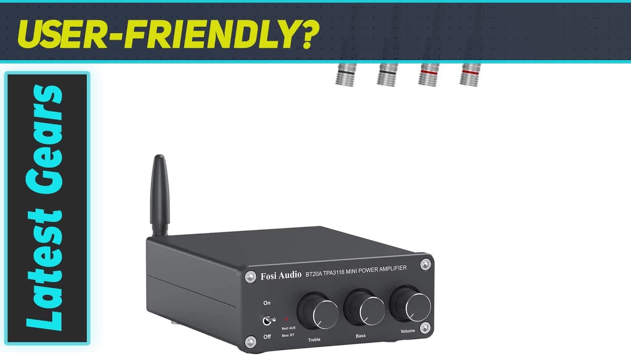 Unleashing HiFi Power Fosi Audio BT20A Bluetooth Amplifier Review