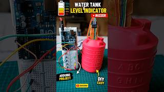 Arduino Water Tank Level Indicator 💧🚨 | Easy DIY Project #shorts