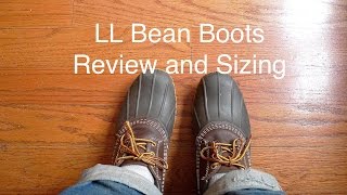 ll bean boot sizing