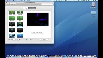 Change your Screen Saver or Desktop Background (Mac) - Quick and Easy Videos-