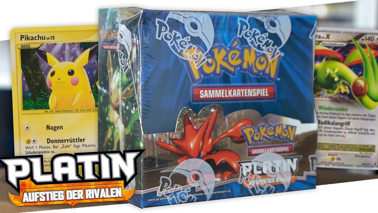 PLATIN AUFSTIEG DER RIVALEN DISPLAY OPENING! 2009 VINTAGE POKEMON BOOSTER DISPLAY!