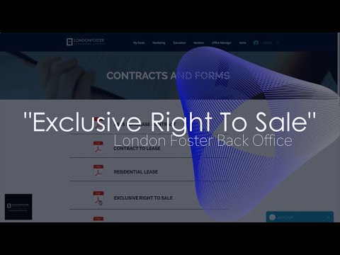 Florida's Exclusive Right To Sale Contract
