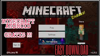 MINECRAFT ANDROID GRATIS | MCPE