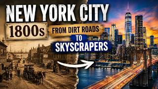 New York City in the 1800s: From Dirt Roads to Towering Skyscrapers | The Incredible Transformation
