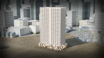 Blender Building Collapse