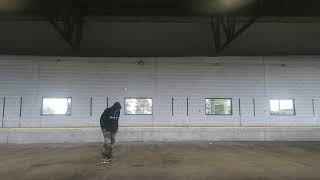 360 flip off a loading dock full out confidence.