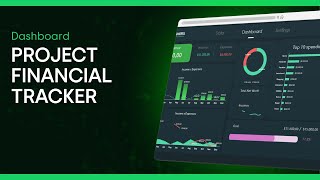 Project Financial Tracker Dashboard screenshot 1