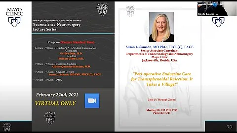 Lecture Series:  Susan L  Samson M.D. (2-22-21) Ma...