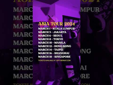 Tour starts in less than 4 weeks!!