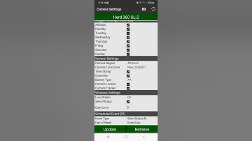 Spartan Camera Settings and APP Battery Readings