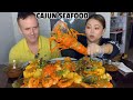 LOBSTER, SEAFOOD MUKBANG, VIRAL CAJUN SEAFOOD #mukbang #asmr  #viralvideo #eating #seafood