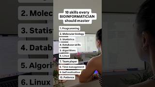 10 skills every bioinformatician should master #rnaseq #bioinformatics #machinelearning #phdjourney