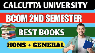 BCOM 2ND SEM BEST BOOKS | CALCUTTA UNIVERSITY | secret to getting good marks || BCOM