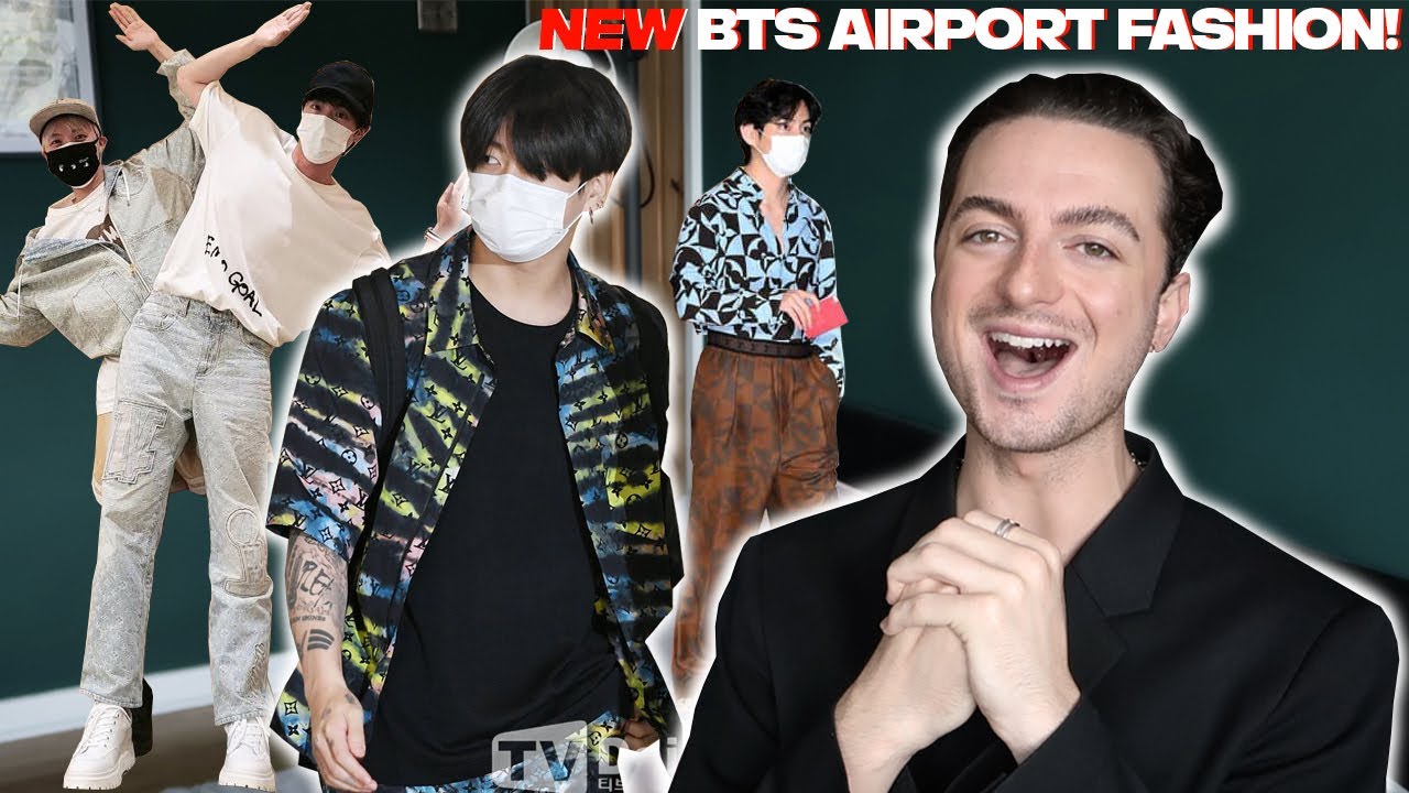 BTS's Airport Fashion Just Keeps Getting Better