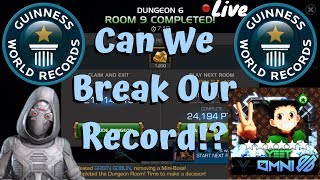Dungeon Room Record Push! W/Yeet! Live! - Marvel Contest Of Champions