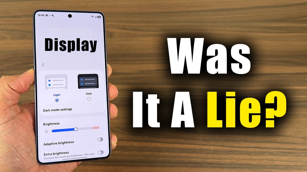 Galaxy S26 Ultra — Did Samsung Lie About the Display?