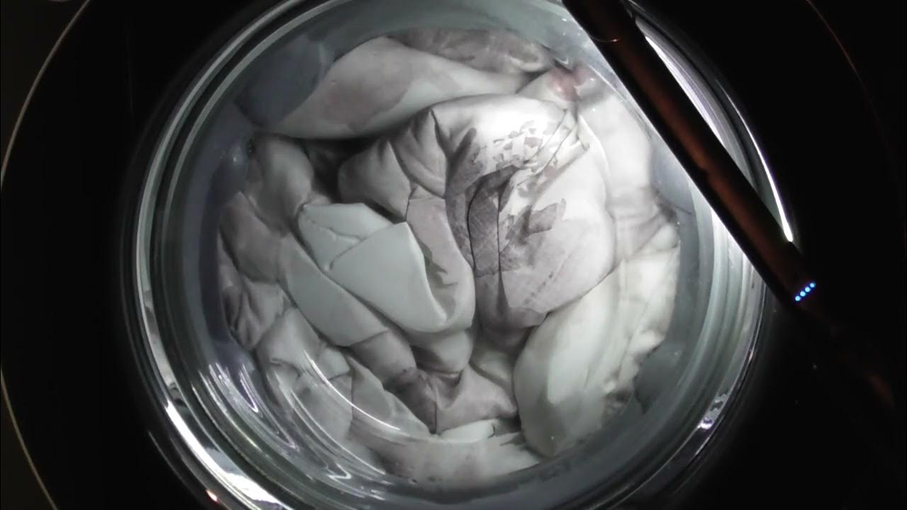 LG AiDD Steam Washer, Eco 60 with Intensive and bedding (Poll video) YouTube