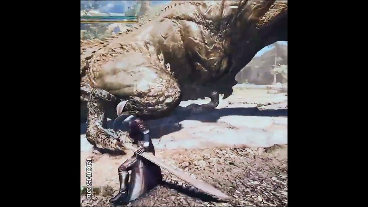 Severing Deviljho's tail like a pickle with Long Sword 