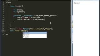 tutorial 56   iprog php variables in a class