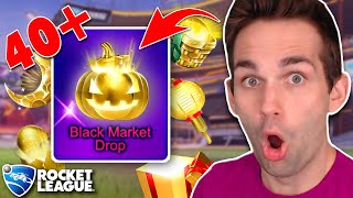 OPENING *ALL* OF MY GOLDEN ITEMS AFTER YEARS! (Fan Gold Item Openings Rocket League)