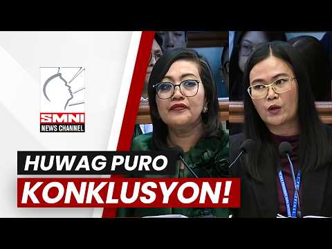 SISON VS LUISTRO sa isyu ng 'conclusions' sa manifestations ng prosekusyon