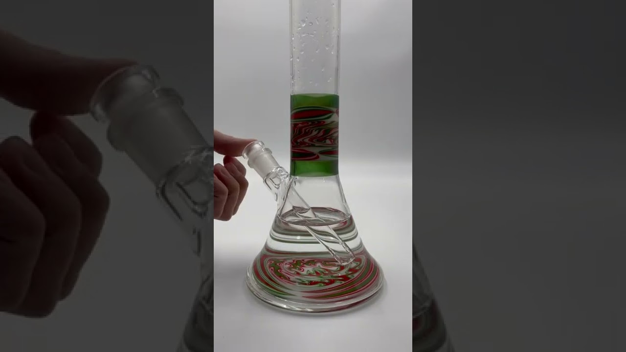 Downstem Comparison Test, 180 Slitted, 1 Up 2 Down, Veritcal, & 360 | Captain Hook Glass Art
