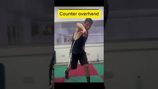 Slip & counter overhand, boxing tutorial #boxing #boxingtraining #boxeo #boxingcoach #boxingdrills