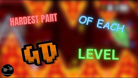 The Hardest Part of Each Robtop Level! (Geometry Dash)
