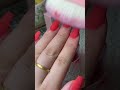 Fiery Red-Orange Nails 💅 Bold, Confident &amp; Unforgettable #DIYNails #NailInspo #dippowdernails