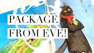 Unboxing a package from Eve | Vlogmas day 9