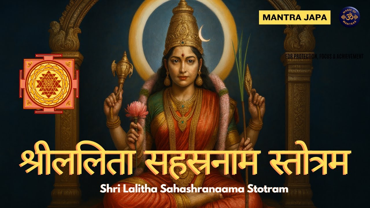 Sri Lalitha Sahasranamam Full With Stotra Lyrics | श्रीललिता सहस्रनाम स्तोत्रम  Lalita Devi Stotram