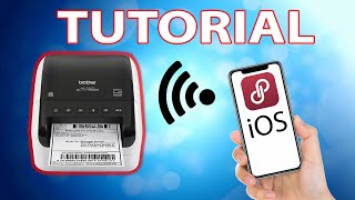 The Best Thermal Printer For Poshmark WIRELESS iOS Step by Step Brother QL1110NWB Setup for Mobile