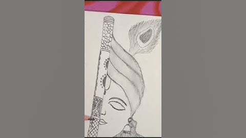 How to draw shree Krishna face easy (pencil sketch) / Krishna drawing easy / art video/