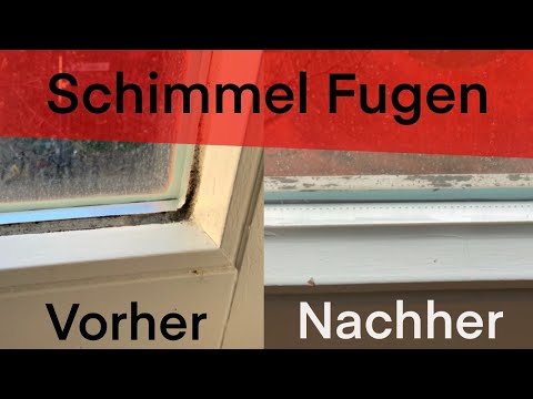 Schimmelige Silikon-Fugen am Fenster entfernen! Lifehack Handwerk Hack