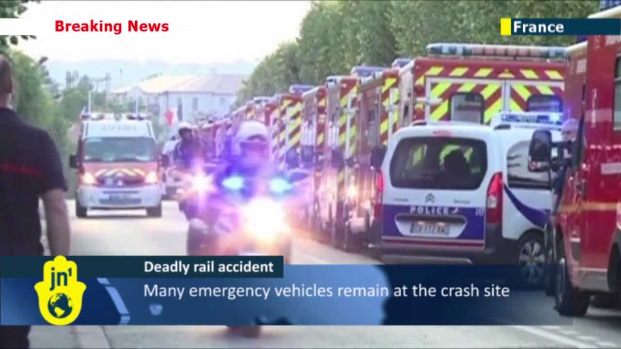 French Railway Accident Cleanup continues following deadly crash near