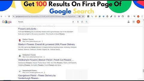 How to get more than 100 search results on a single page in Google