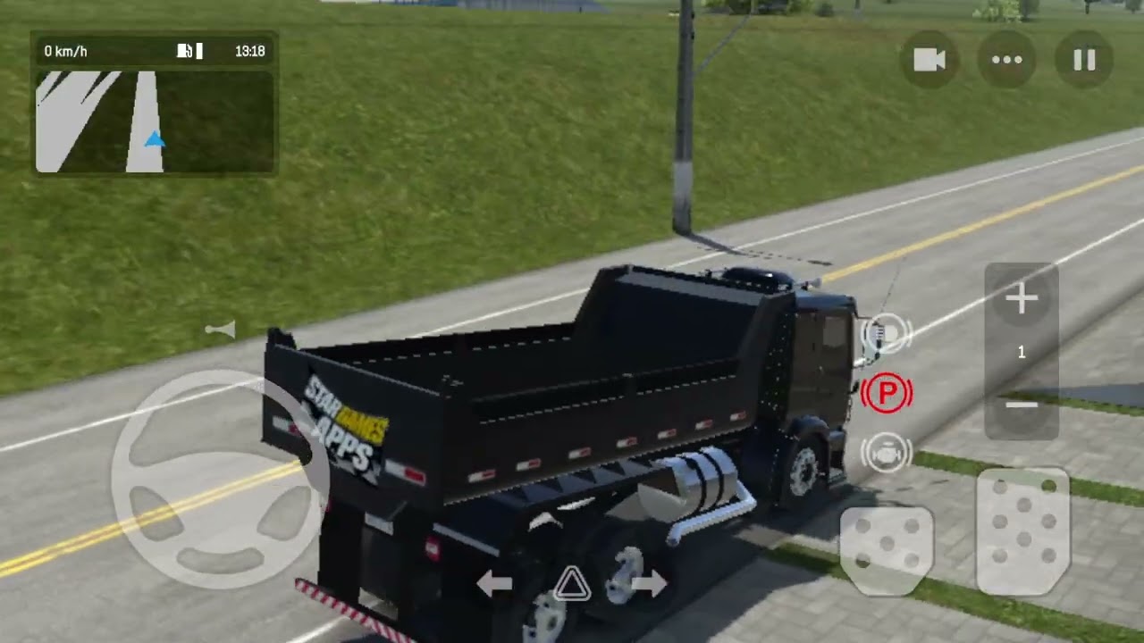 Bob 24.250 no truk caçamba  todo preto e blak 