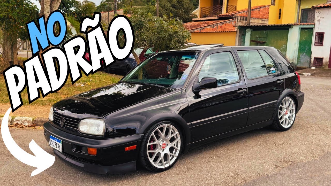 VW GOLF MK3 COM RODAS BBS E AQUELE FINO TRATO NA LATA! SE LIGA NESSA JÓIA