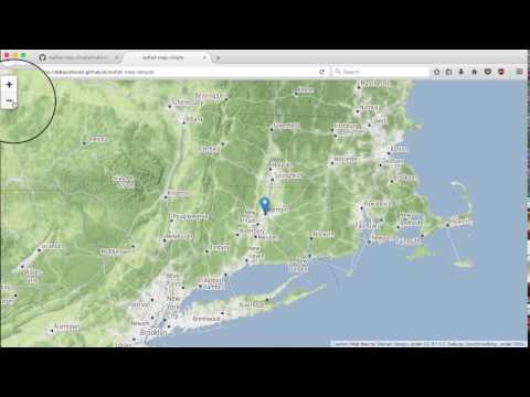 Simple Leaflet Point Map with GitHub