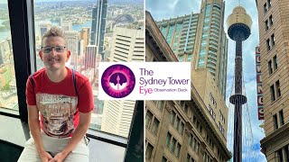 Sydney Tower Eye Observation Deck - FULL Tour With Awesome Views!