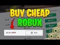 How to buy cheap robux working method in roblox 2024