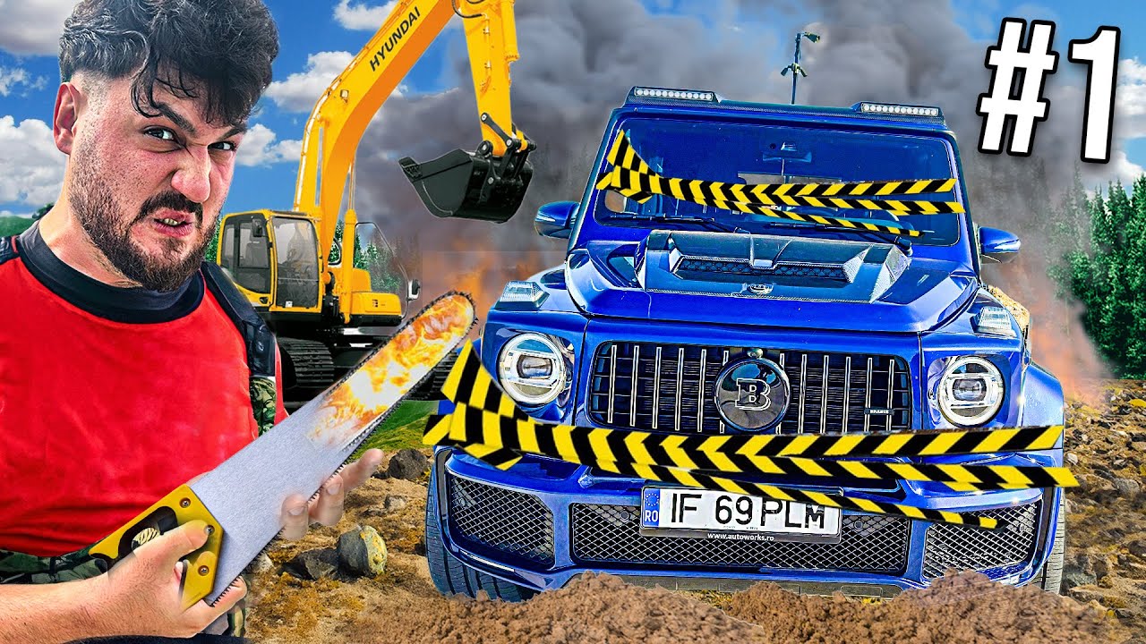 Distrug Mercedes G-Brabus: Test Durabilitate #1