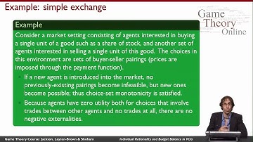 Game Theory Part 2  3 05  Individual Rationality and Budget Balance in VCG