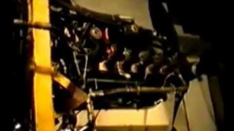 Daimler-Benz DB 605 engine run.