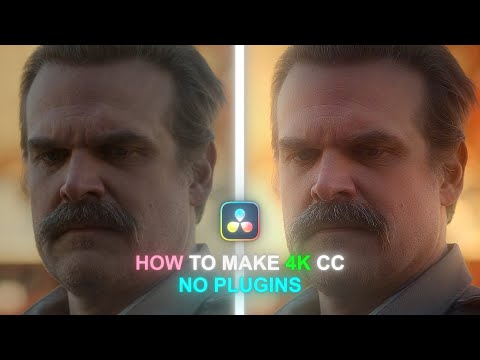 4K CC Tutorial DaVinci Resolve (NO Plugins)