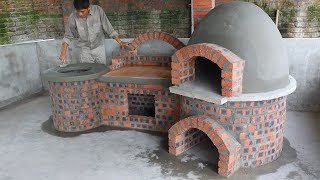 Outdoor Multifunc Wood Stove | How To Building | DIY Pizza Oven Making