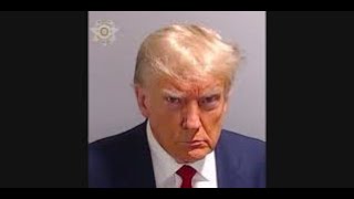 USA - The former president Trump's mugshot made public by Fulton County jail after arrest
