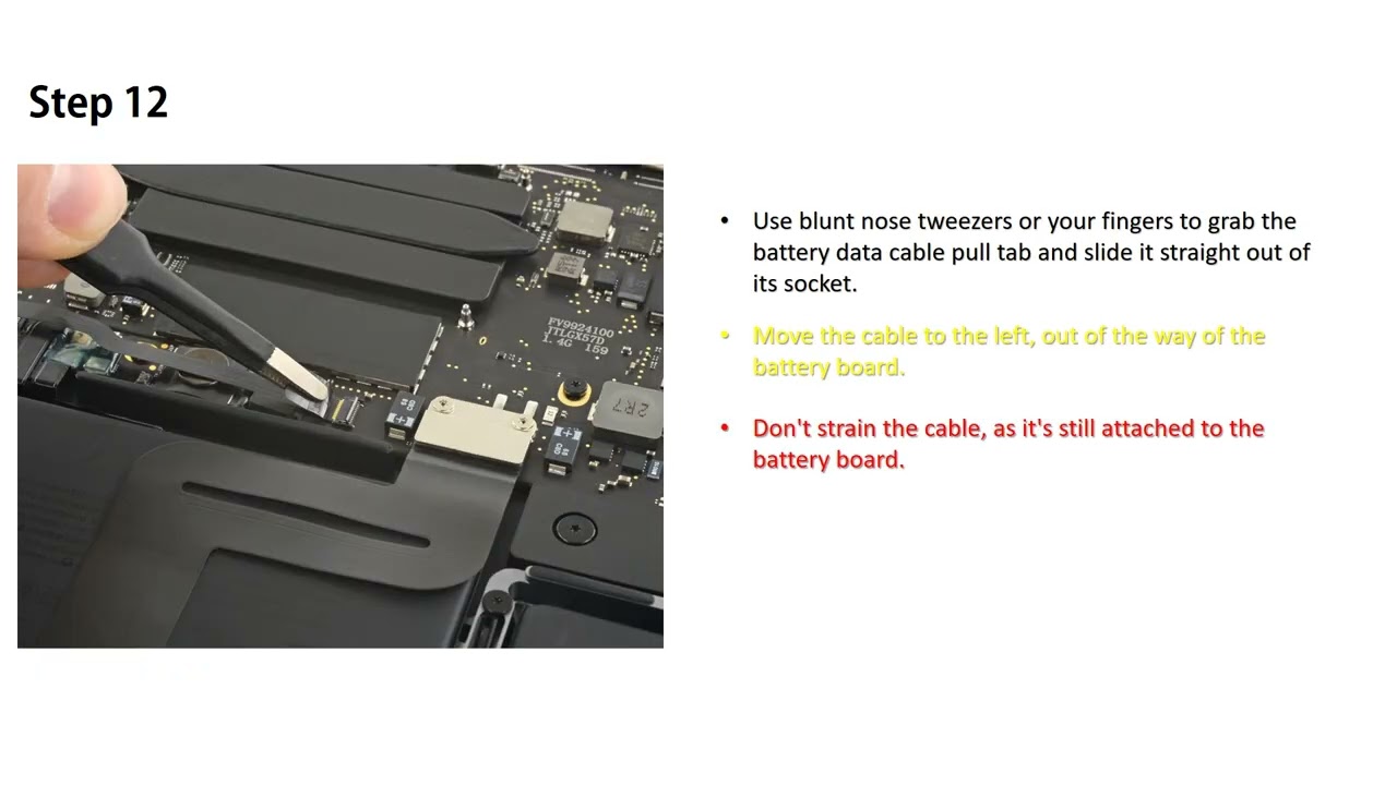 Apple MacBook Pro 13 Inch M1 M2 2020 2022 A2338 Antenna Repair Replacement Repair Tutorial